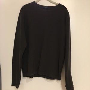 Burberry men’s olive green sweater w/elbow patches